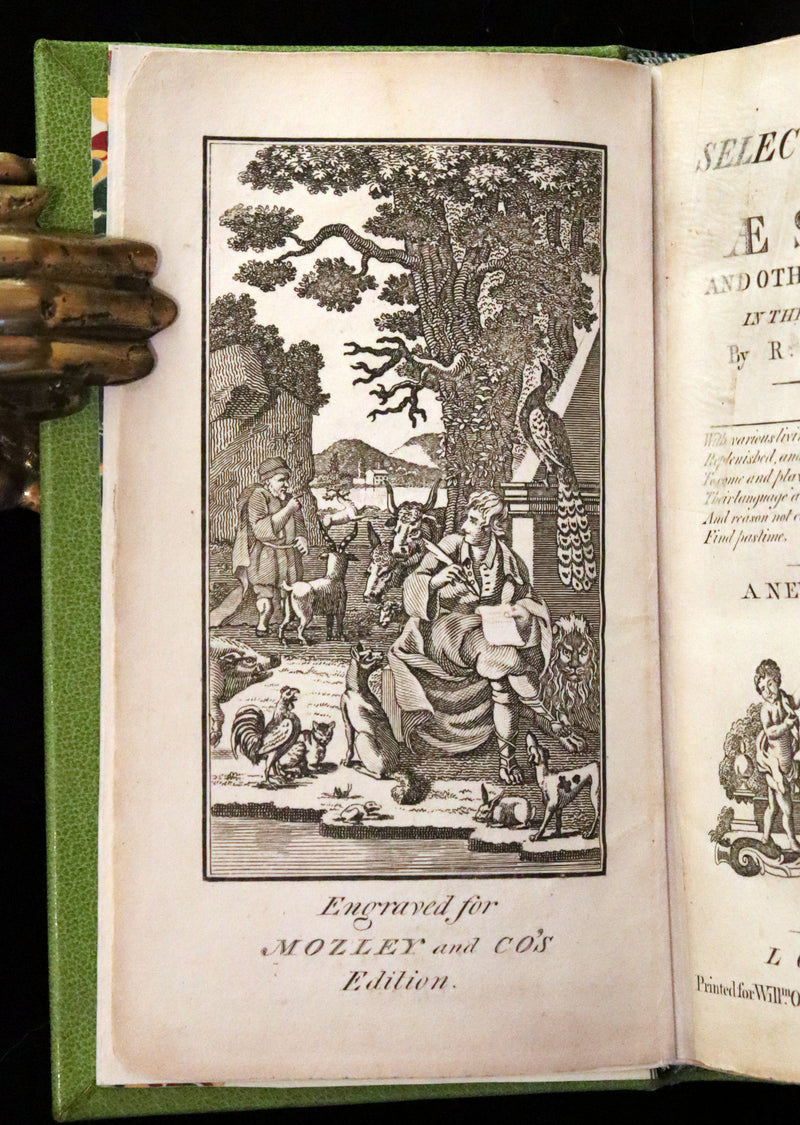 1788 Rare book in a beautiful binding - Fables of Aesop and Other Fabulists. Illustrated.