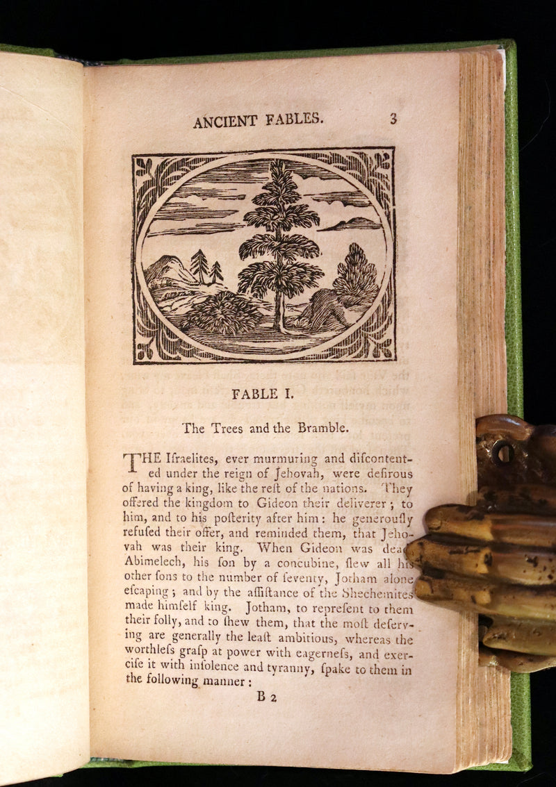 1788 Rare book in a beautiful binding - Fables of Aesop and Other Fabulists. Illustrated.
