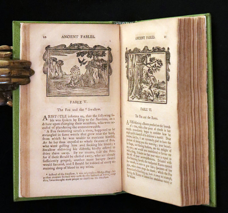1788 Rare book in a beautiful binding - Fables of Aesop and Other Fabulists. Illustrated.