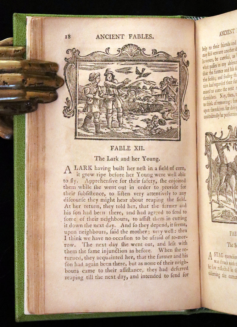 1788 Rare book in a beautiful binding - Fables of Aesop and Other Fabulists. Illustrated.