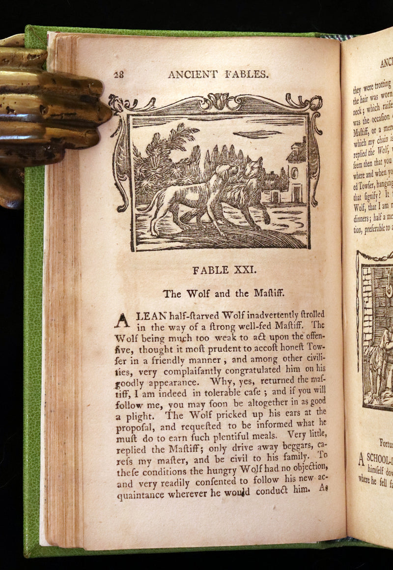 1788 Rare book in a beautiful binding - Fables of Aesop and Other Fabulists. Illustrated.