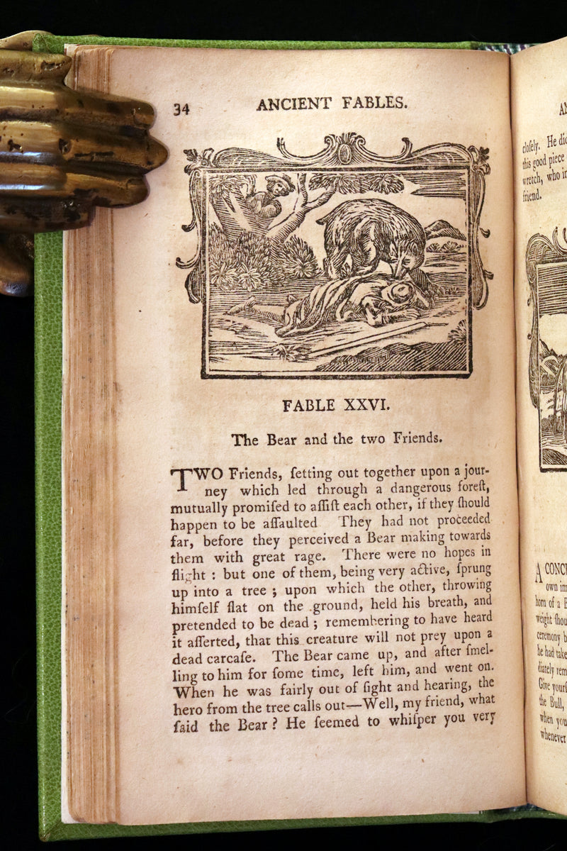 1788 Rare book in a beautiful binding - Fables of Aesop and Other Fabulists. Illustrated.