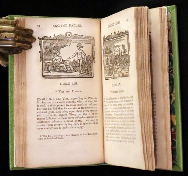 1788 Rare book in a beautiful binding - Fables of Aesop and Other Fabulists. Illustrated.