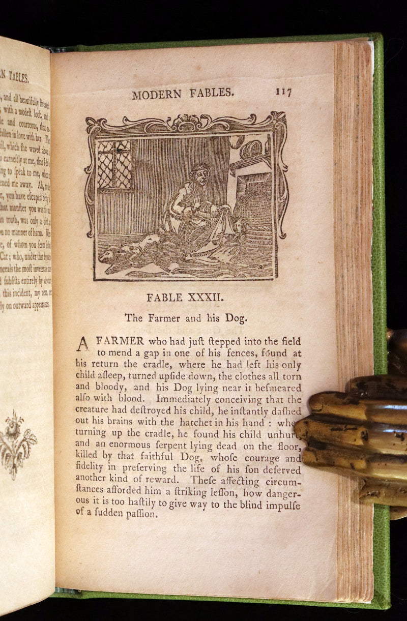 1788 Rare book in a beautiful binding - Fables of Aesop and Other Fabulists. Illustrated.