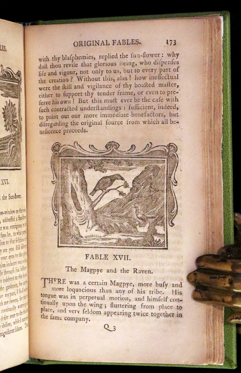 1788 Rare book in a beautiful binding - Fables of Aesop and Other Fabulists. Illustrated.