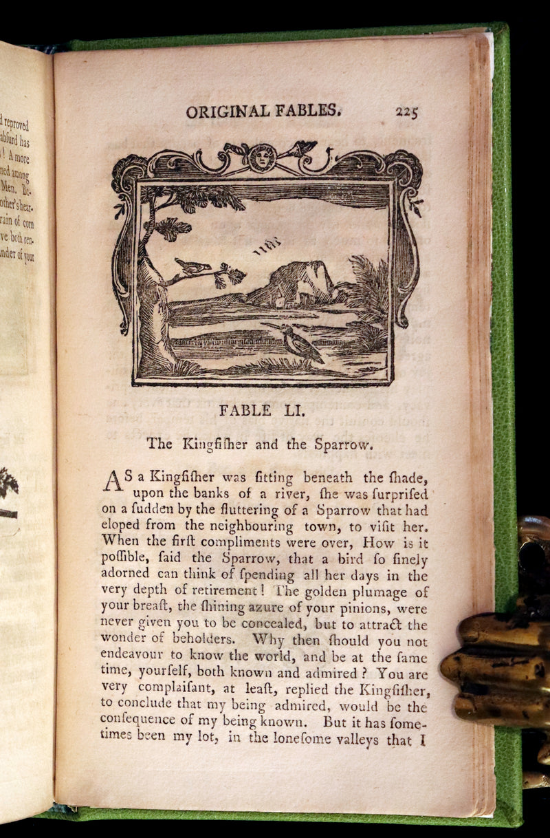 1788 Rare book in a beautiful binding - Fables of Aesop and Other Fabulists. Illustrated.