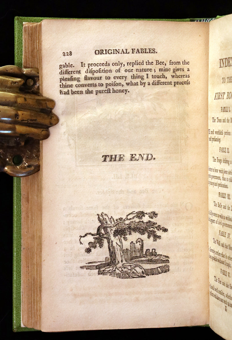 1788 Rare book in a beautiful binding - Fables of Aesop and Other Fabulists. Illustrated.