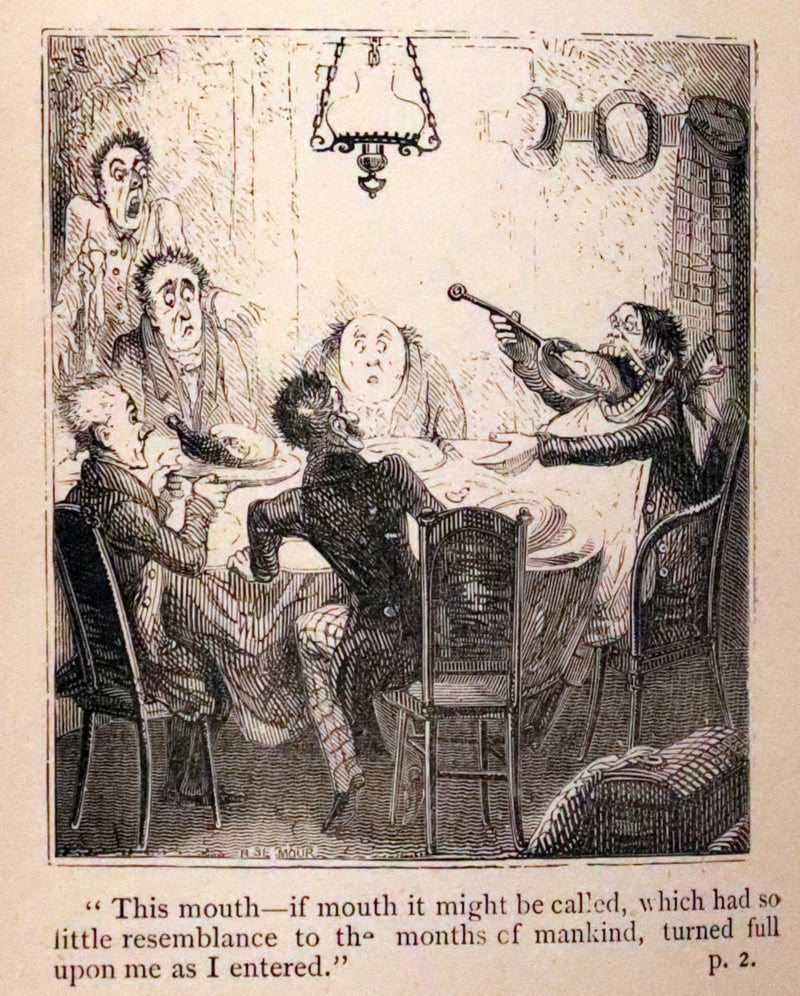 1877 Scarce Edition - The Legend of the Large Mouth & Other Tales by Cruikshank.