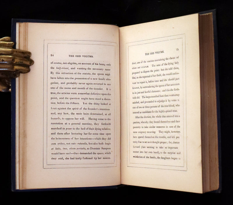1877 Scarce Edition - The Legend of the Large Mouth & Other Tales by Cruikshank.