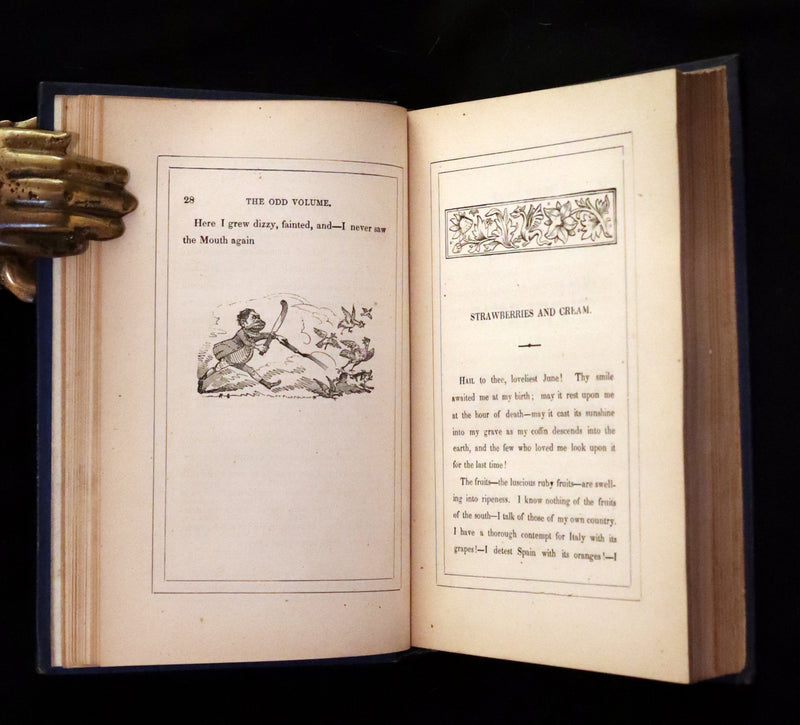 1877 Scarce Edition - The Legend of the Large Mouth & Other Tales by Cruikshank.