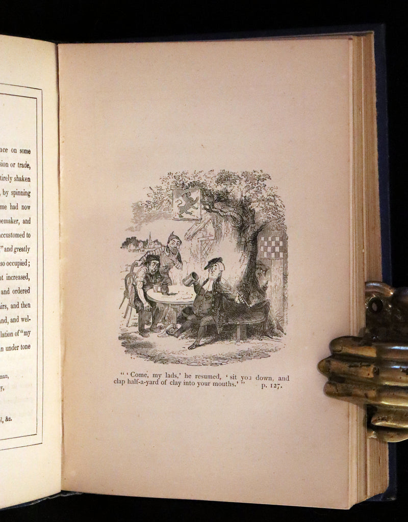 1877 Scarce Edition - The Legend of the Large Mouth & Other Tales by Cruikshank.