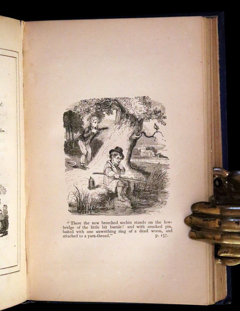 1877 Scarce Edition - The Legend of the Large Mouth & Other Tales by Cruikshank.
