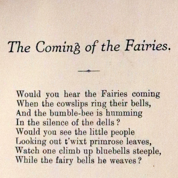 1927 Scarce Private Edition - The Coming of the Fairies by Fanny H. Park.