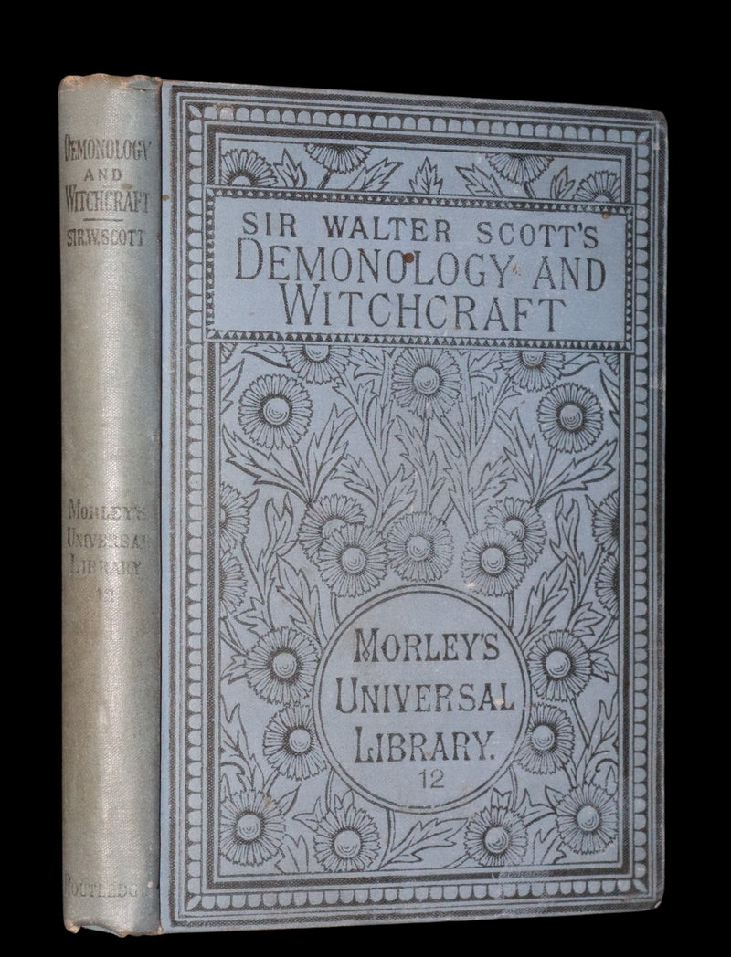 1887 Rare Edition - Demonology & Witchcraft - WITCHES & FAIRIES by Sir Walter Scott.