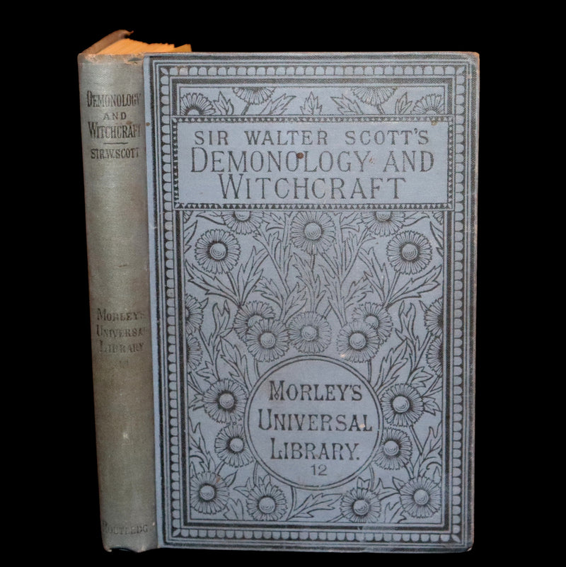 1887 Rare Edition - Demonology & Witchcraft - WITCHES & FAIRIES by Sir Walter Scott.