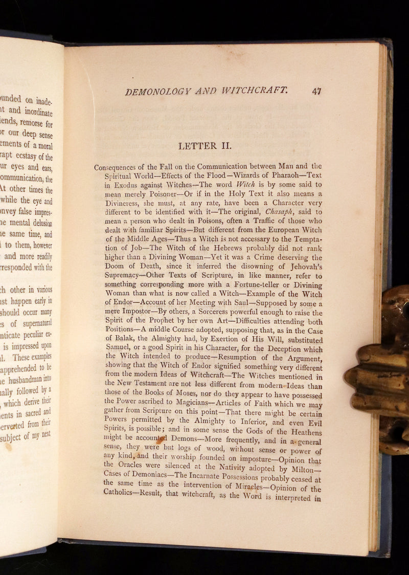 1887 Rare Edition - Demonology & Witchcraft - WITCHES & FAIRIES by Sir Walter Scott.