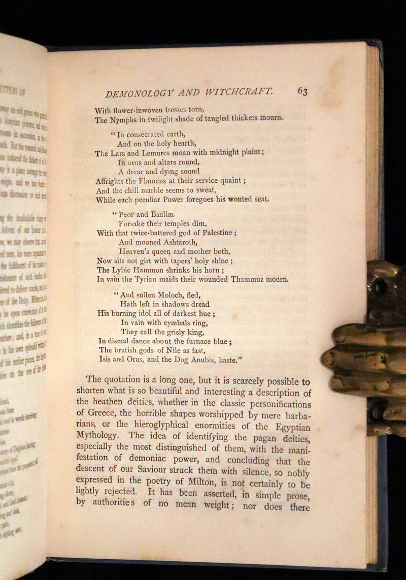 1887 Rare Edition - Demonology & Witchcraft - WITCHES & FAIRIES by Sir Walter Scott.