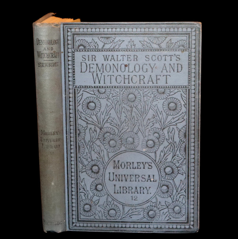 1887 Rare Edition - Demonology & Witchcraft - WITCHES & FAIRIES by Sir Walter Scott.