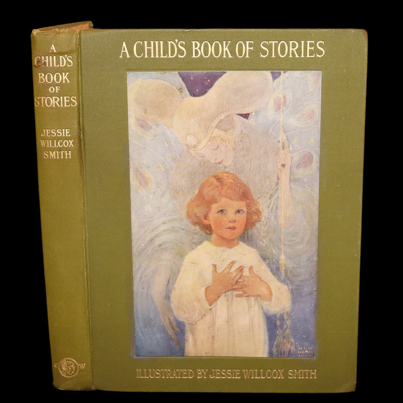 1913 Rare First UK Edition - A Child's Book of Stories illustrated by Jessie Willcox Smith.