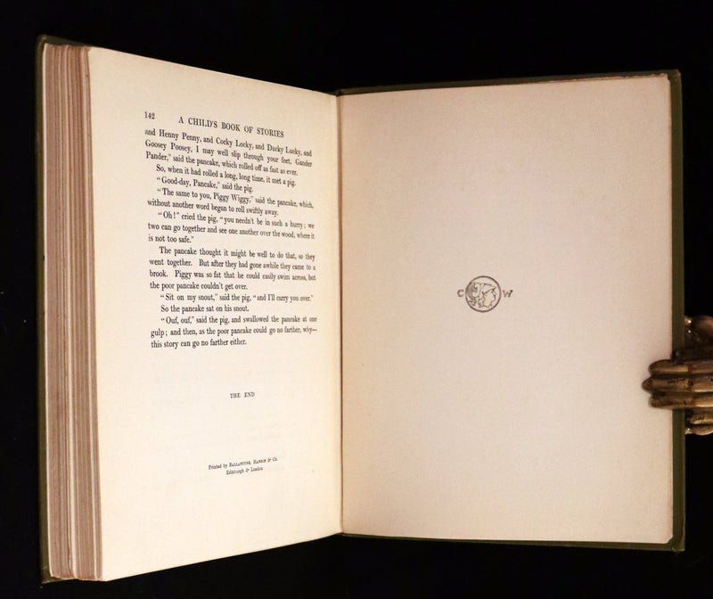 1913 Rare First UK Edition - A Child's Book of Stories illustrated by Jessie Willcox Smith.