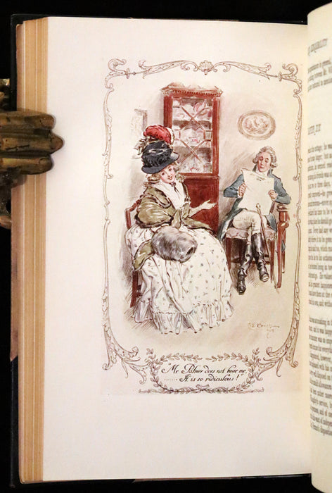 1922 Rare Book - Sense and Sensibility by Jane Austen, illustrated by Charles E. Brock.