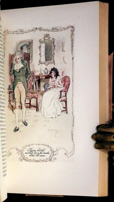 1922 Rare Book - Sense and Sensibility by Jane Austen, illustrated by Charles E. Brock.