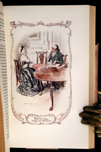 1922 Rare Book - Sense and Sensibility by Jane Austen, illustrated by Charles E. Brock.