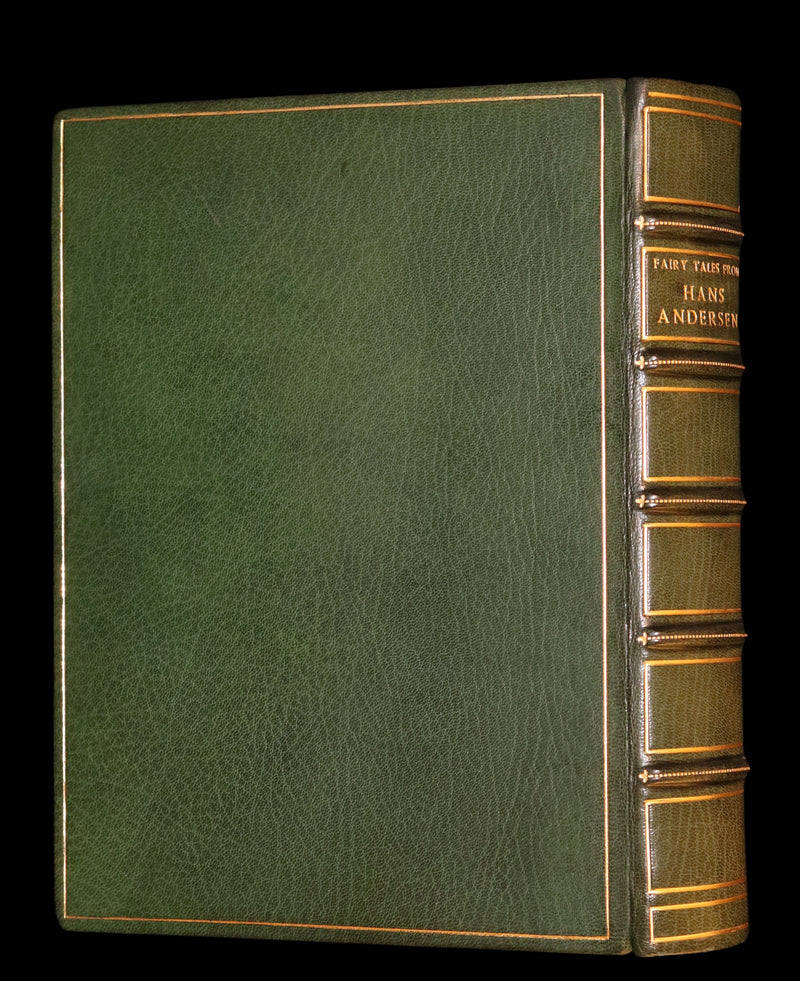 1919 Rare Edition bound by Asprey - Hans Andersen Fairy Tales illustrated by Gordon Browne.