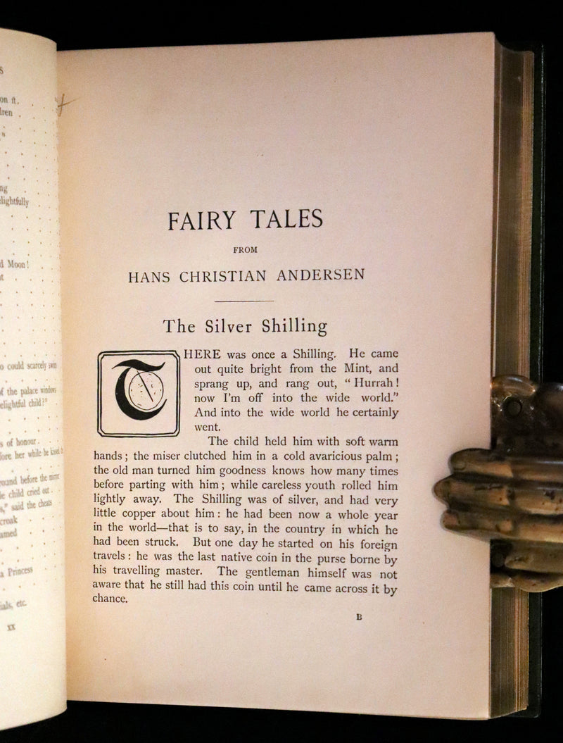 1919 Rare Edition bound by Asprey - Hans Andersen Fairy Tales illustrated by Gordon Browne.