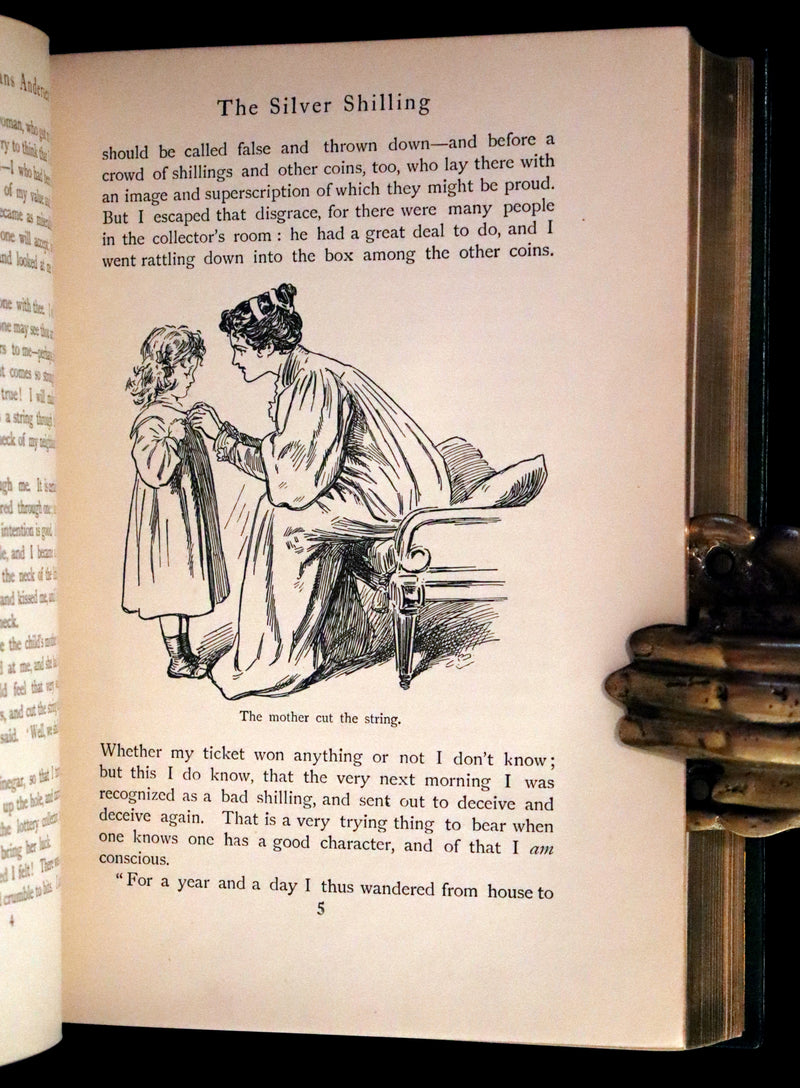 1919 Rare Edition bound by Asprey - Hans Andersen Fairy Tales illustrated by Gordon Browne.