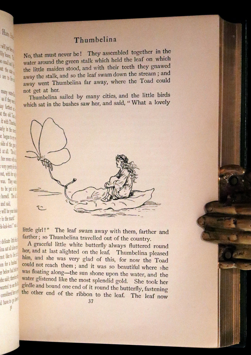 1919 Rare Edition bound by Asprey - Hans Andersen Fairy Tales illustrated by Gordon Browne.