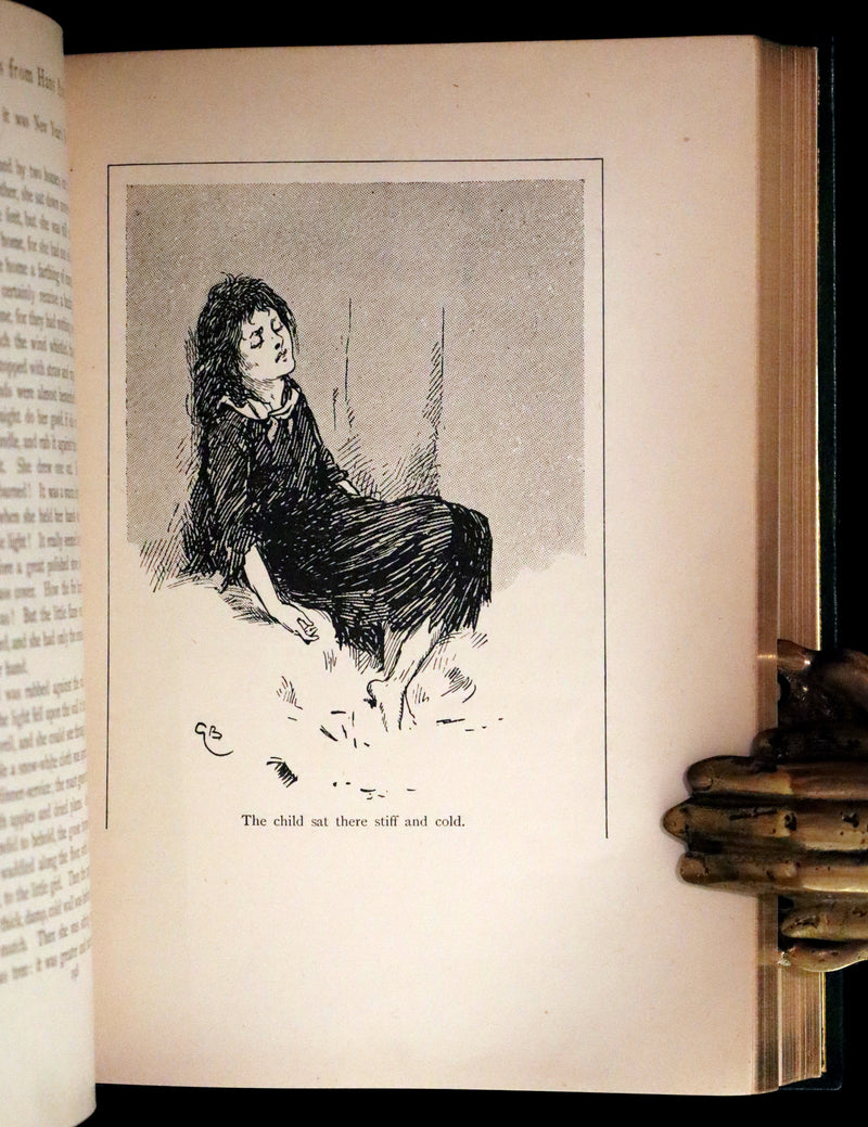 1919 Rare Edition bound by Asprey - Hans Andersen Fairy Tales illustrated by Gordon Browne.