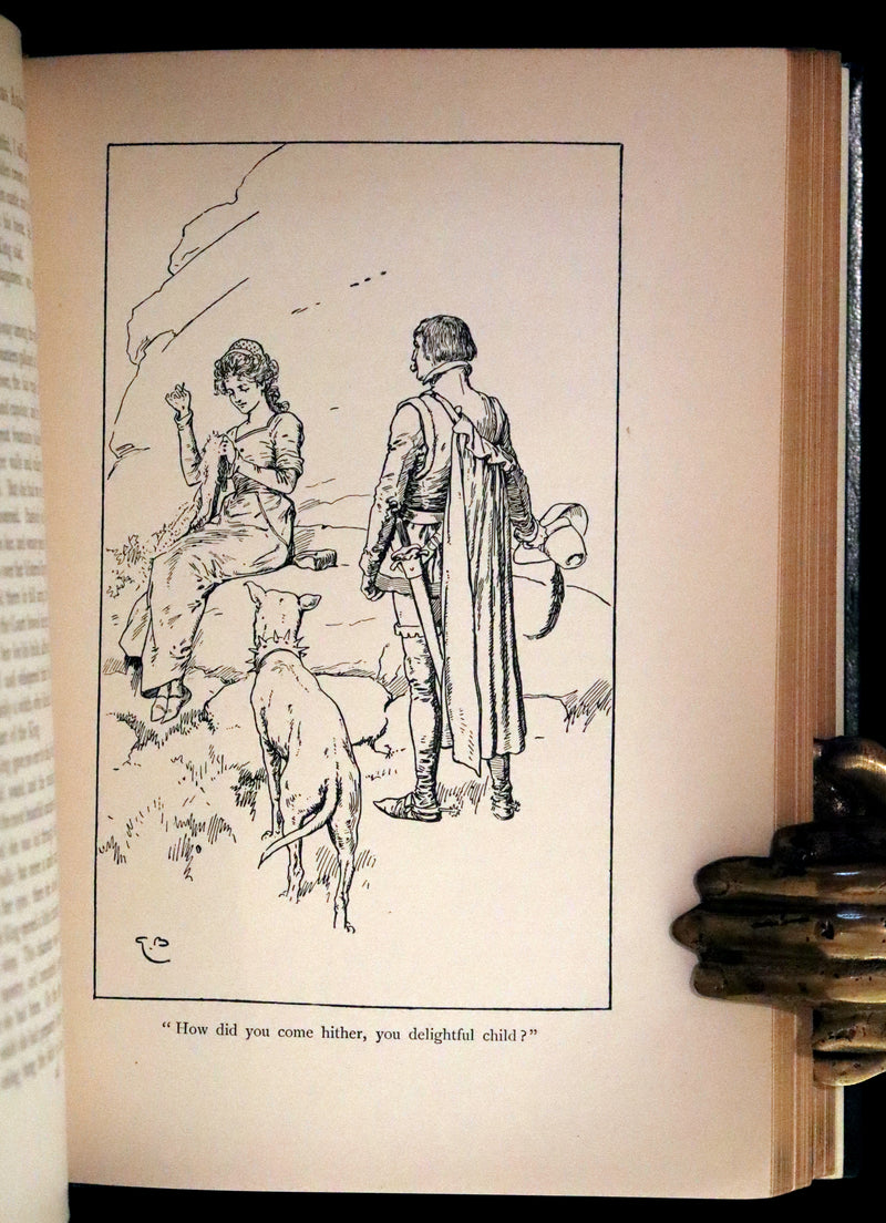 1919 Rare Edition bound by Asprey - Hans Andersen Fairy Tales illustrated by Gordon Browne.