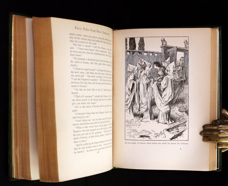 1919 Rare Edition bound by Asprey - Hans Andersen Fairy Tales illustrated by Gordon Browne.