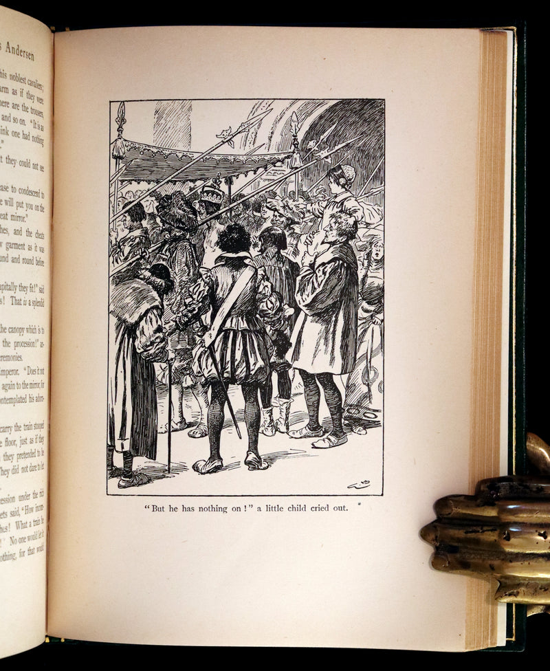1919 Rare Edition bound by Asprey - Hans Andersen Fairy Tales illustrated by Gordon Browne.