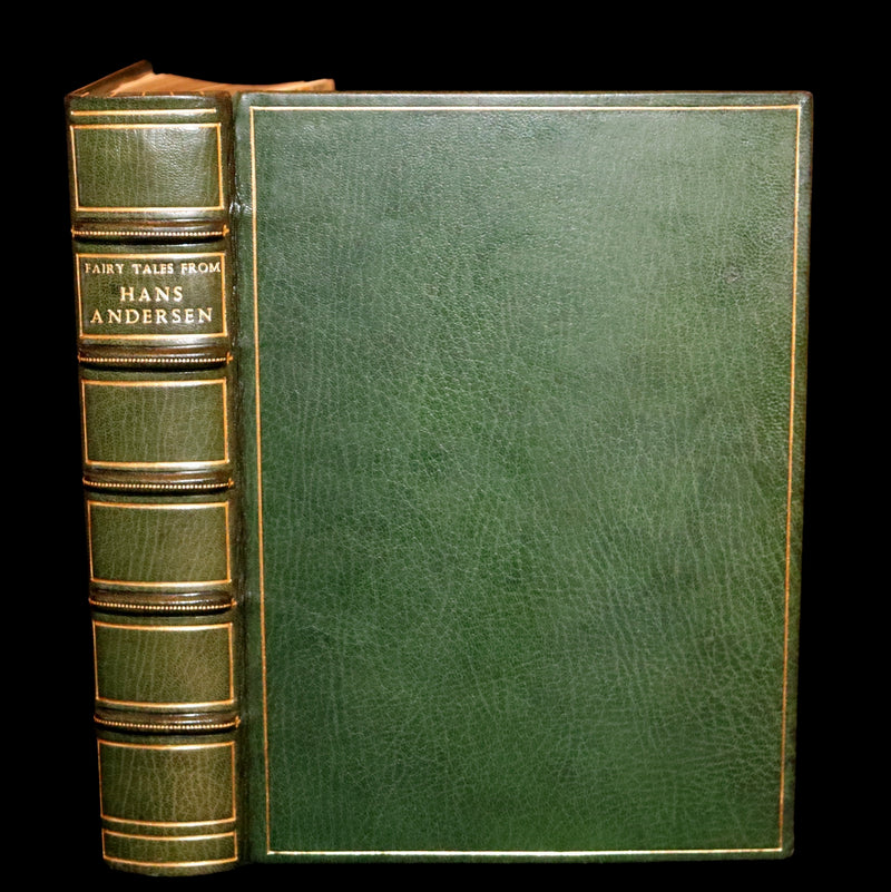 1919 Rare Edition bound by Asprey - Hans Andersen Fairy Tales illustrated by Gordon Browne.