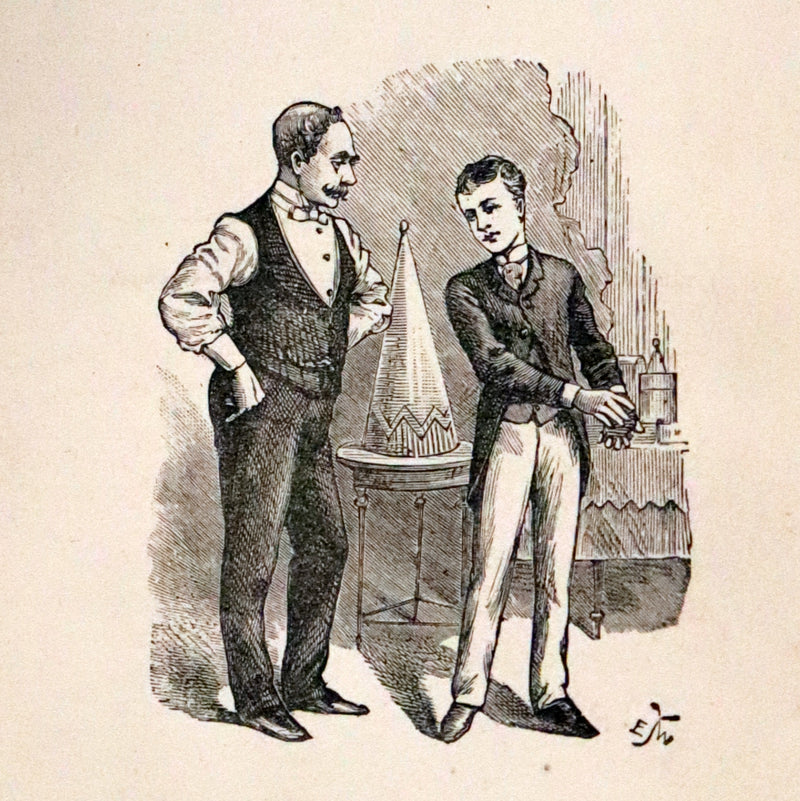 1885 First Edition - CONJURER Dick or, The Adventures of a Young WIZARD by Professor Hoffmann.