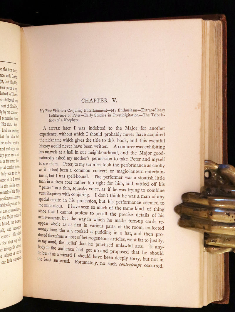 1885 First Edition - CONJURER Dick or, The Adventures of a Young WIZARD by Professor Hoffmann.