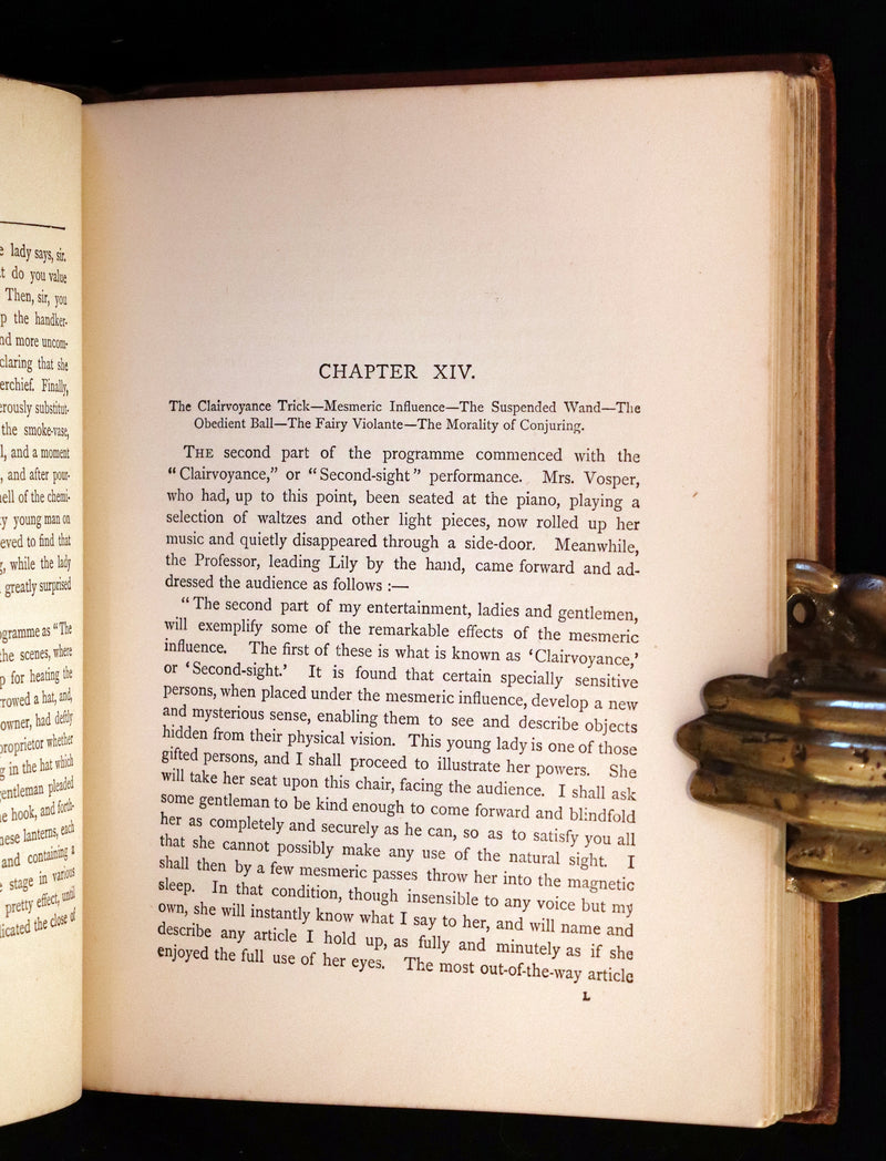 1885 First Edition - CONJURER Dick or, The Adventures of a Young WIZARD by Professor Hoffmann.