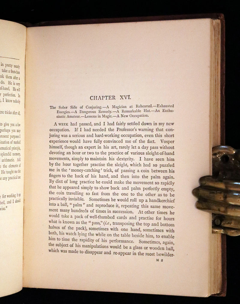 1885 First Edition - CONJURER Dick or, The Adventures of a Young WIZARD by Professor Hoffmann.