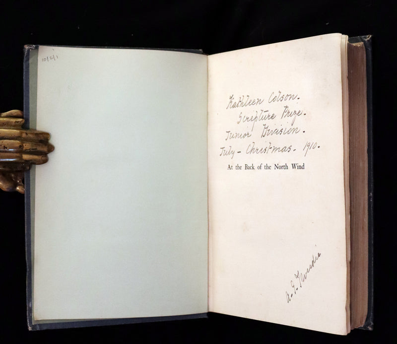 1911 Rare Edition - AT THE BACK OF THE NORTH WIND by George MacDonald.