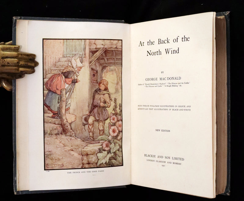 1911 Rare Edition - AT THE BACK OF THE NORTH WIND by George MacDonald.