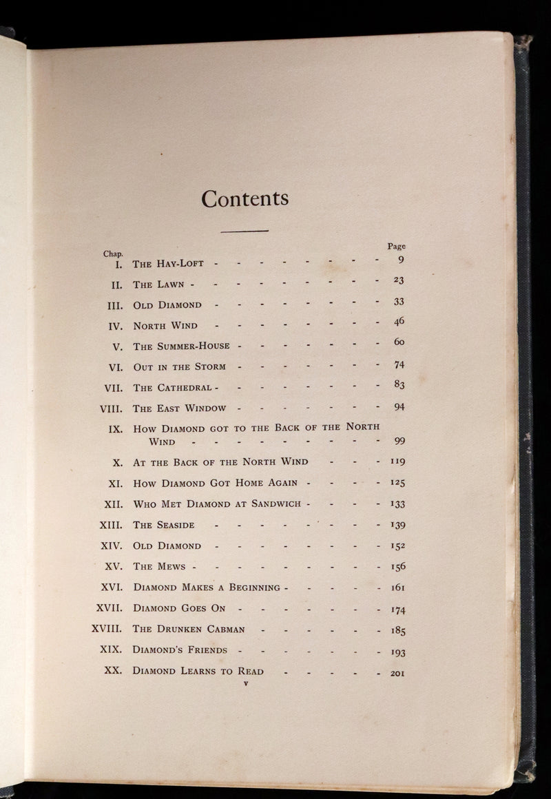 1911 Rare Edition - AT THE BACK OF THE NORTH WIND by George MacDonald.
