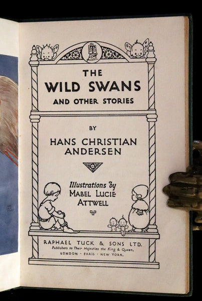 1920 Scarce Edition - The Wild Swans and Other Stories by Andersen illustrated by Mabel Lucie Attwell.
