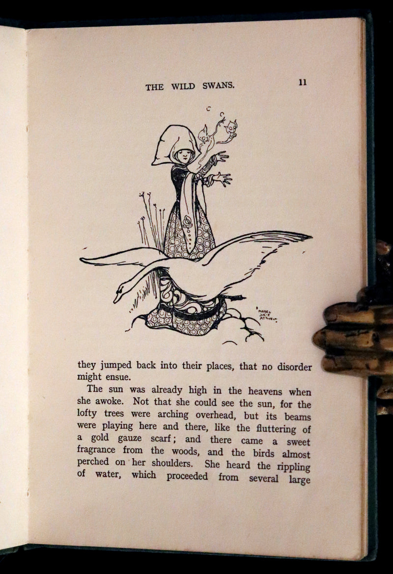 1920 Scarce Edition - The Wild Swans and Other Stories by Andersen illustrated by Mabel Lucie Attwell.