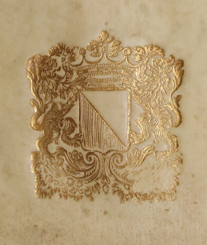 1751 Rare Vellum Latin Book - Lives of the Twelve Caesars by Suetonius. Illustrated.