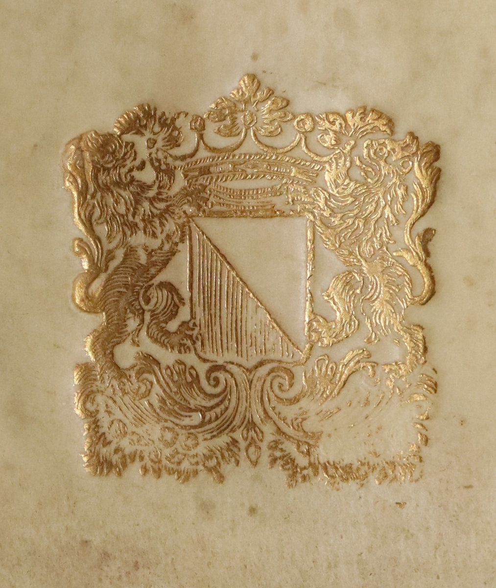 1751 Rare Vellum Latin Book Lives of the Twelve Caesars by Suetonius MFLIBRA Antique Books