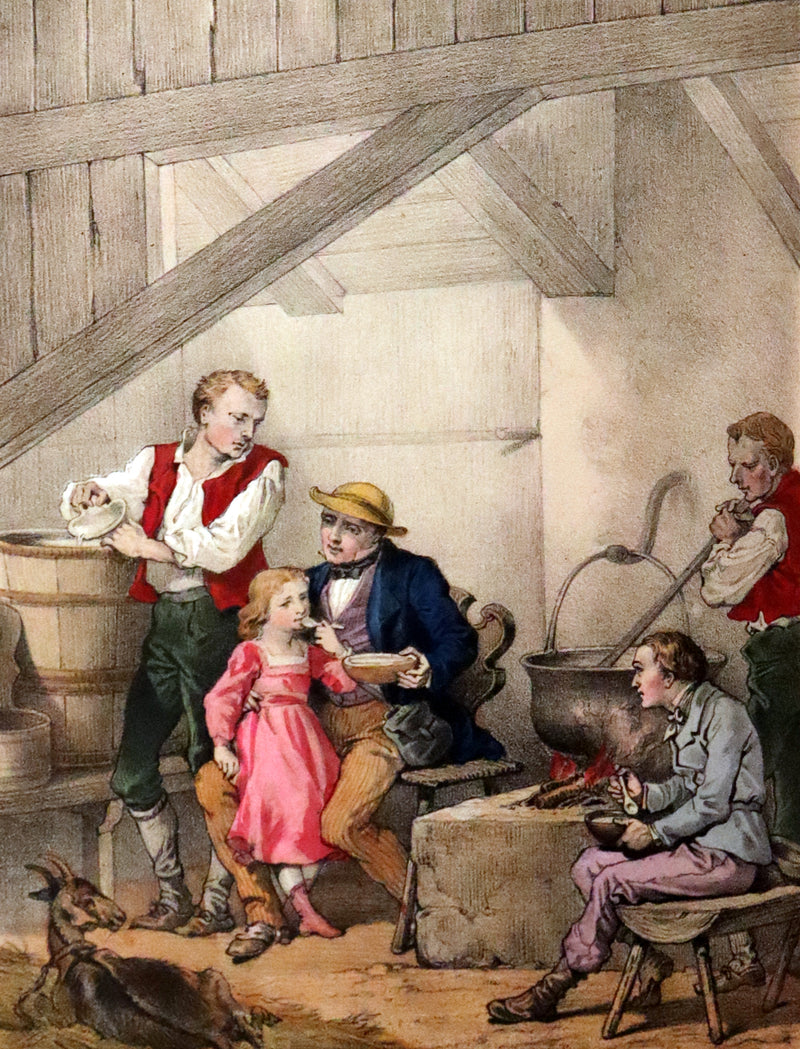 1870 Rare French Ballooning Book - Adventures of Paul Abducted by a Balloon (Aventures de Paul enlevé par un ballon).