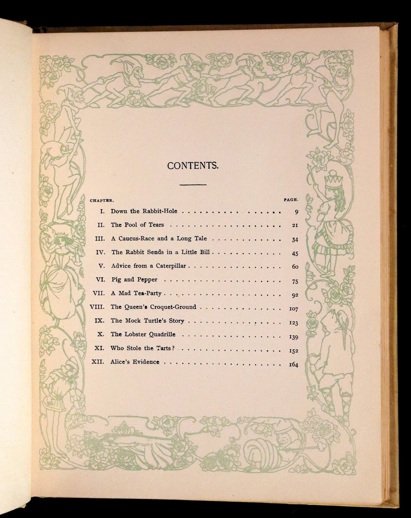 1900 Rare Platt & Peck Edition - Alice's Adventures in Wonderland by Lewis Carroll.