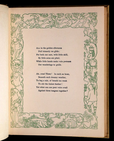 1900 Rare Platt & Peck Edition - Alice's Adventures in Wonderland by Lewis Carroll.